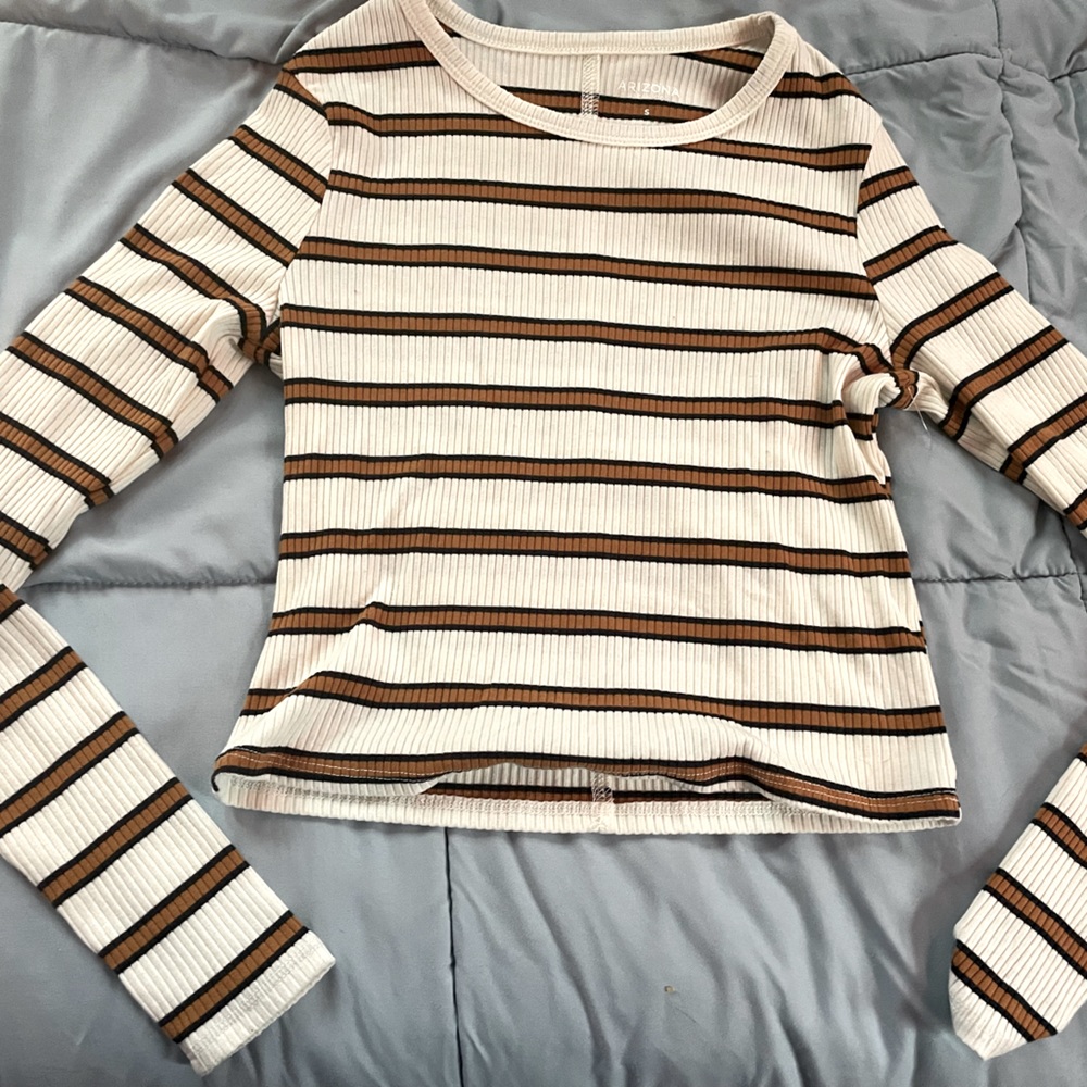Striped long sleeve/ size small